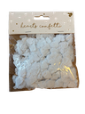 Confetti Hearts - White - 15gr