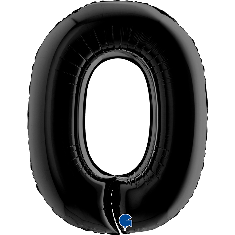 Number 0 - Black - 40 inch - Grabo