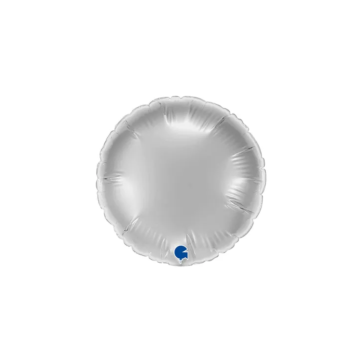 [04109S-B10] Round Silver - 4 inch - Grabo - 10 St.