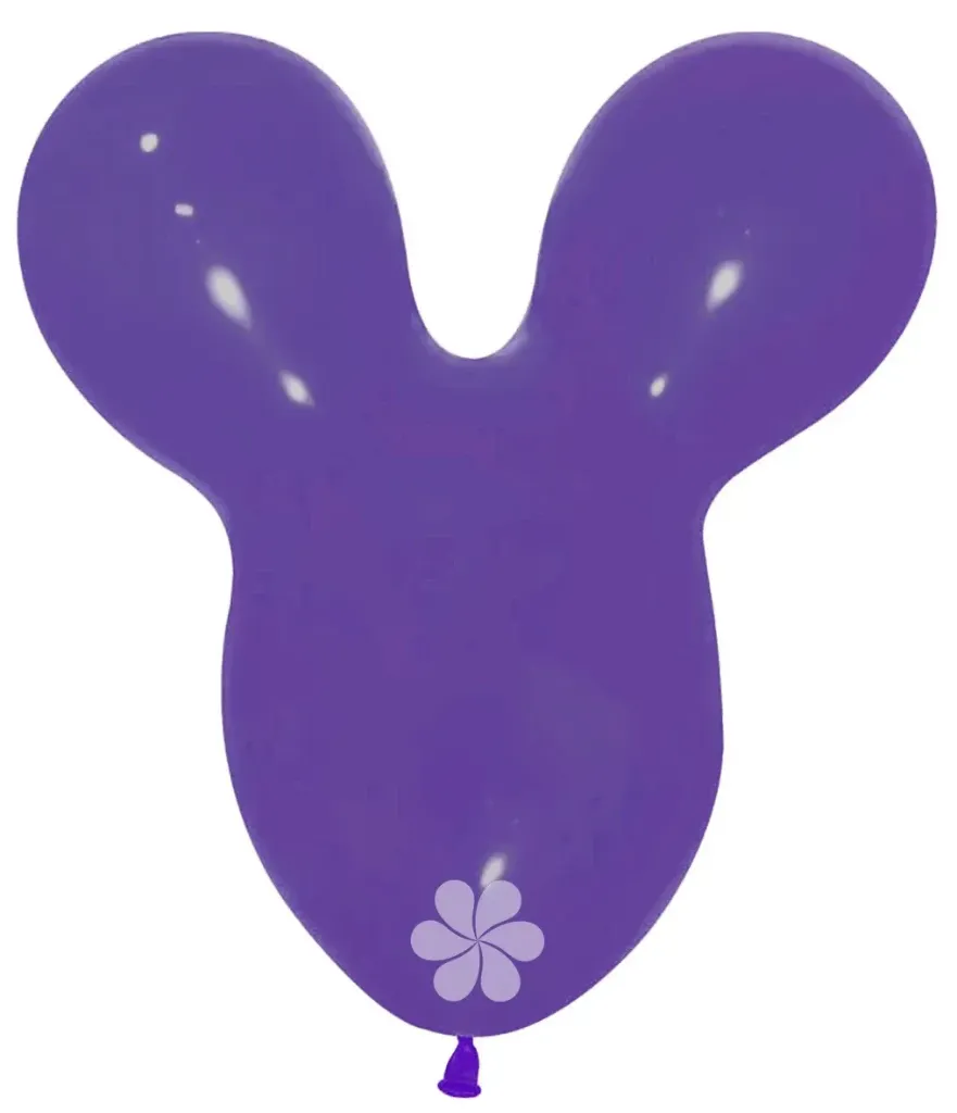 [MH051] Mouse Head - Violet - 051 - 25 Stuks