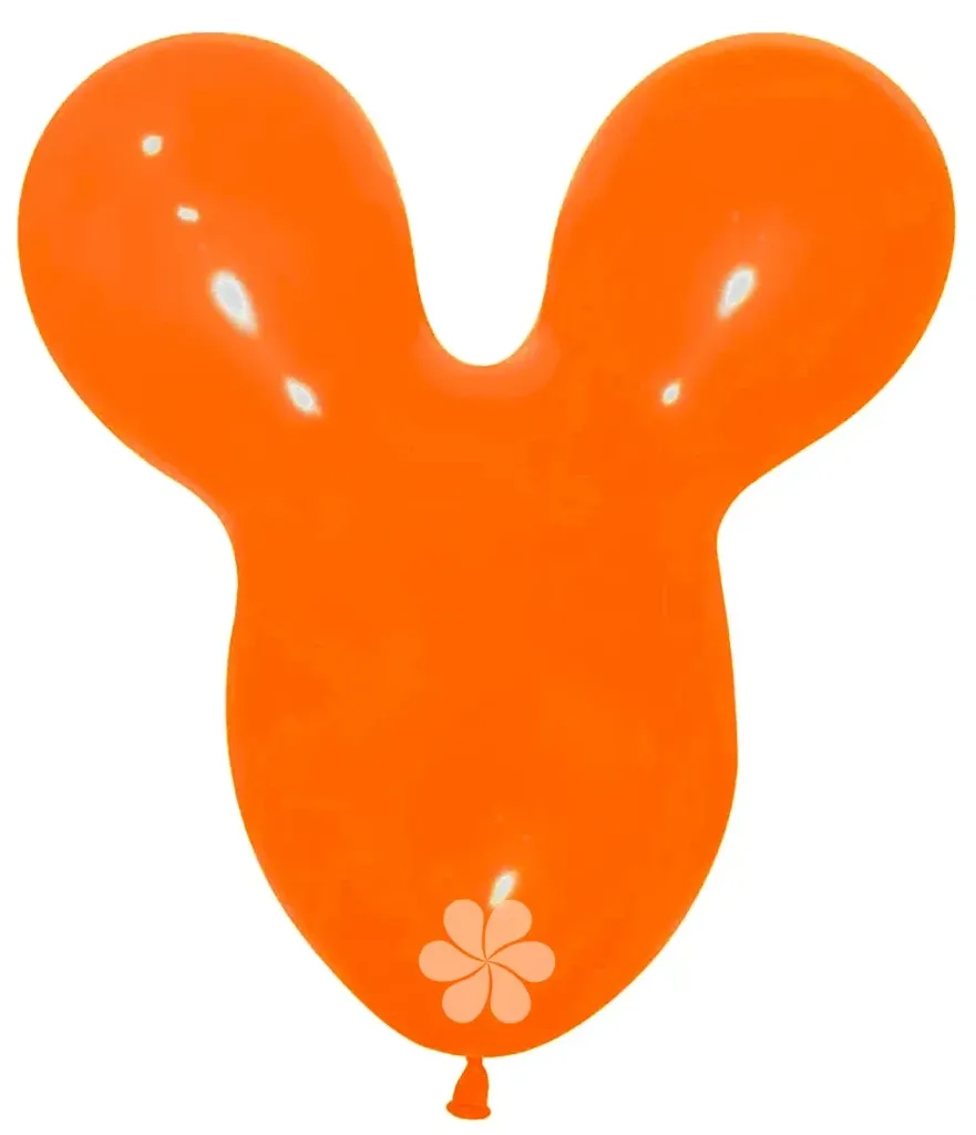 [MH061] Mouse Head - Orange - 061 - 25 Stuks