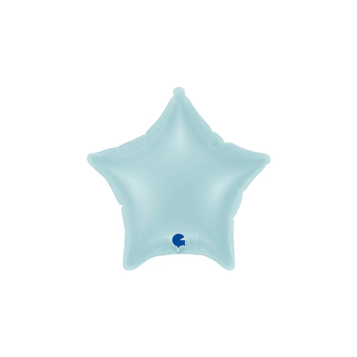 [04221PB-B10] Star Pastel Blue - 4 inch - Grabo - 10 Pcs