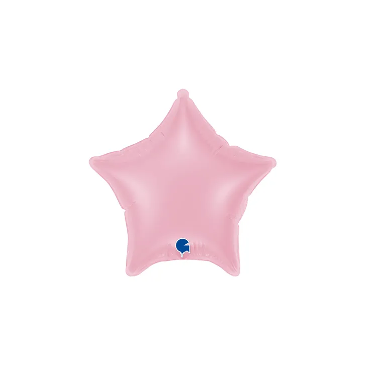 [04222PP-B10] Star Pastel Pink - 4 inch - Grabo - 10 St.