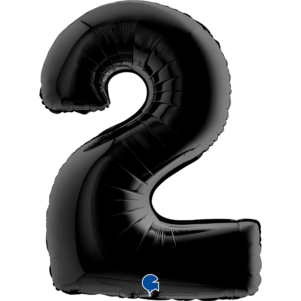 [042K-P] Number 2 - Black - 40 inch - Grabo