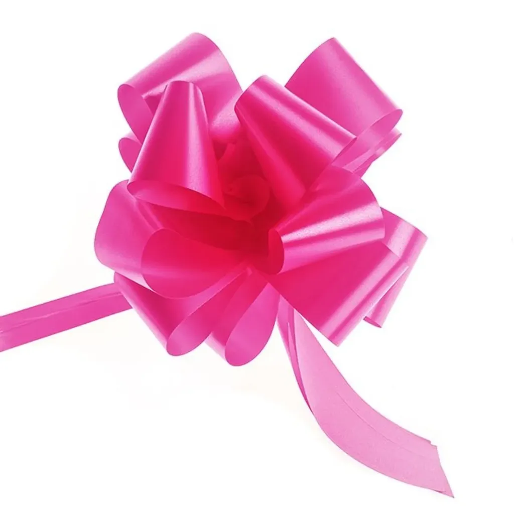 [PB5888] Pull Bows - Fuchsia - 50mm - 20 Pcs