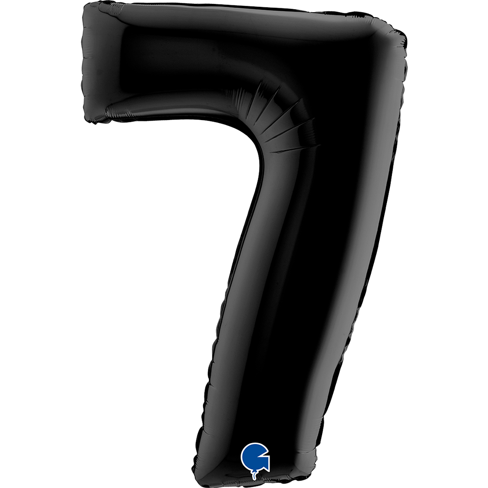 [047K-P] Number 7 - Black - 40 inch - Grabo