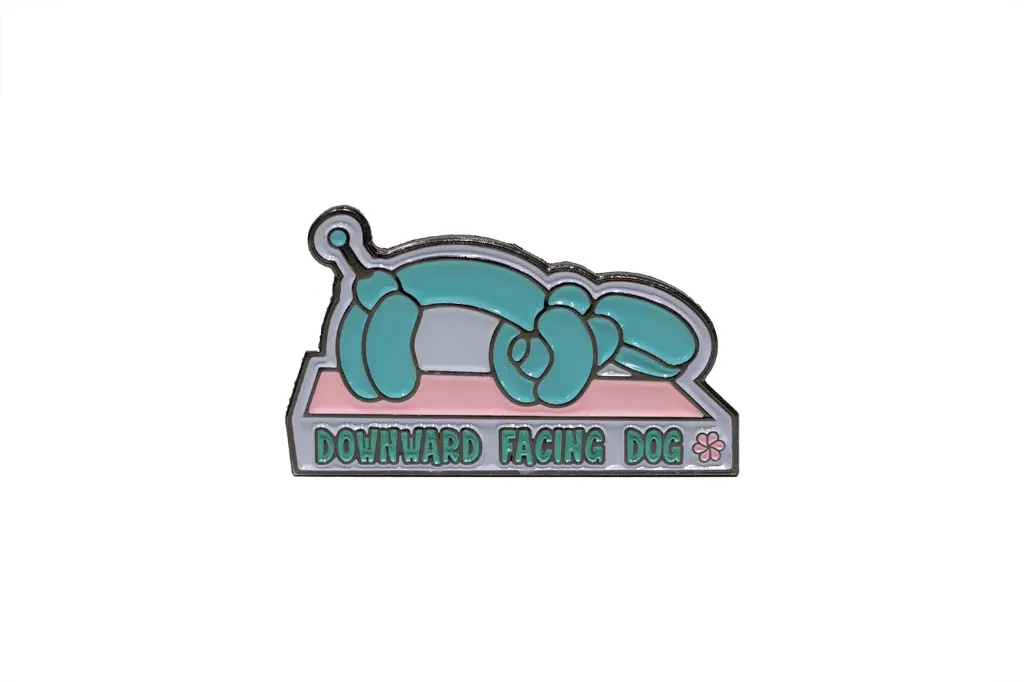 Decorative Pin - Balloon Dog Yoga - 50p