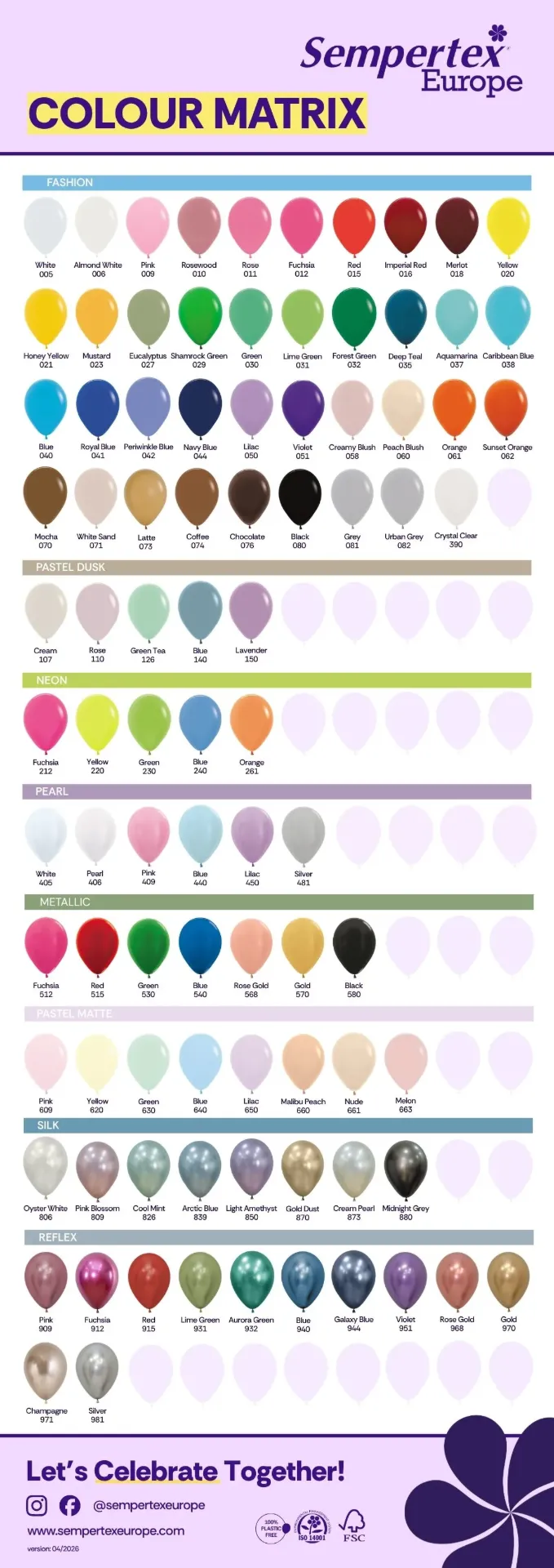[POSTER] Kleuren Referentie Poster - Sempertex Europe