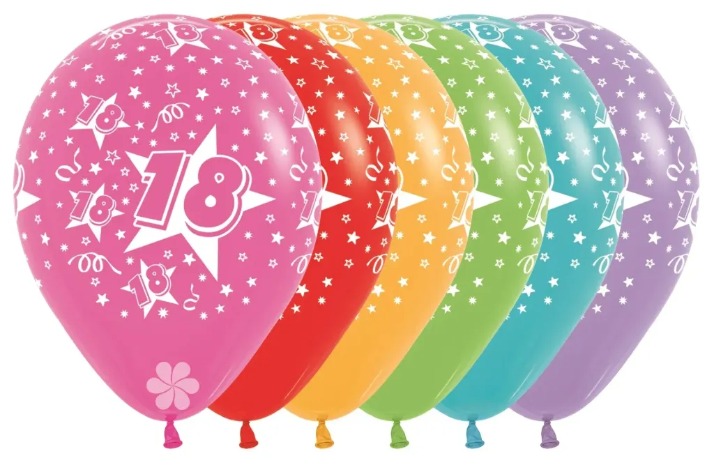 [R1218] R12 - Number 18 - Assortiment - 25pcs