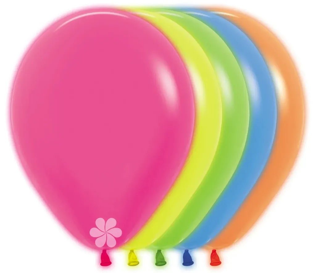 [R12200] R12 - Neon Assorted - 200 - 50 Pcs