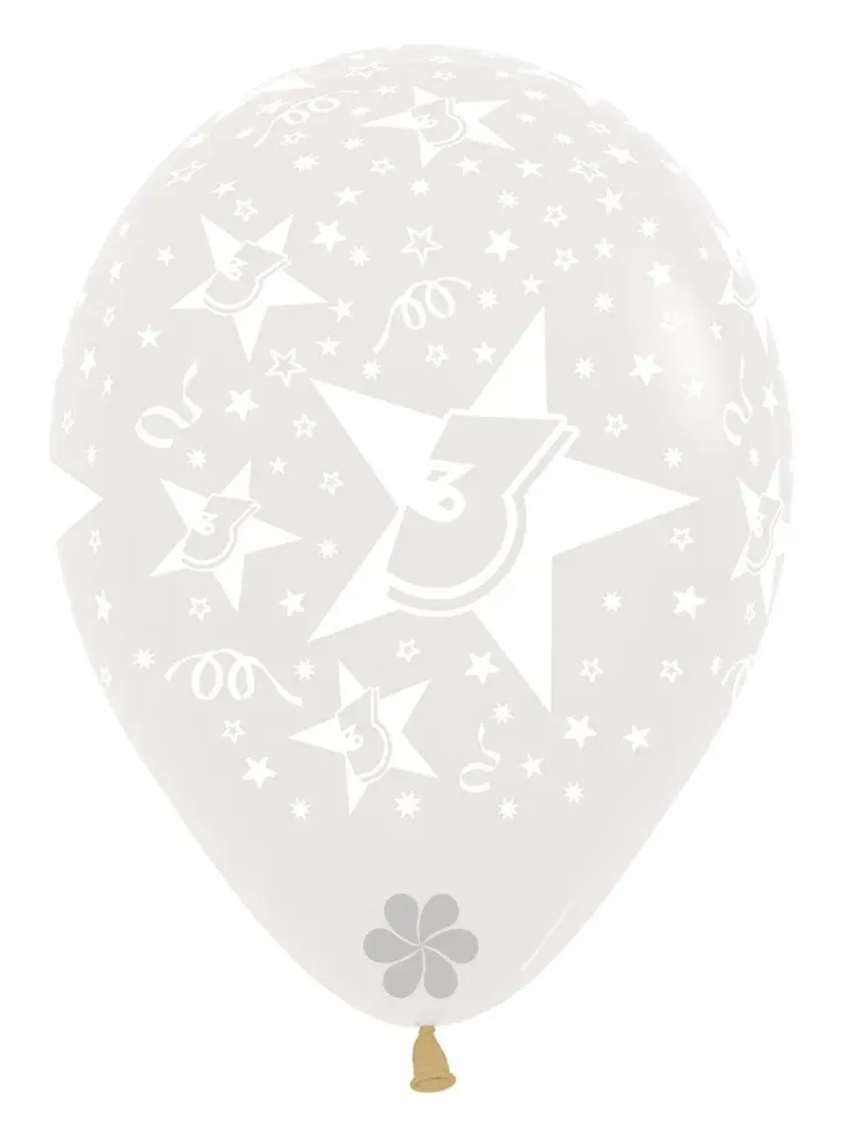 [R123390] R12 - Number 3 - Crystal Clear - 390 - 25 St.