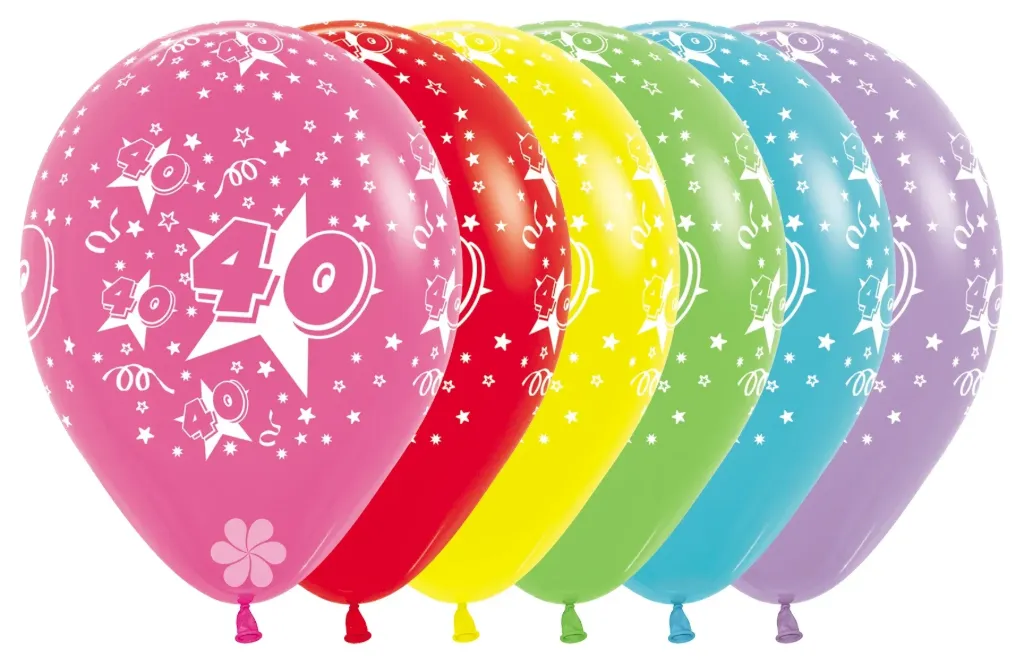 [R1240R] R12 - Retail Pack - Number 40 - Assortiment - 12 x 12 St.