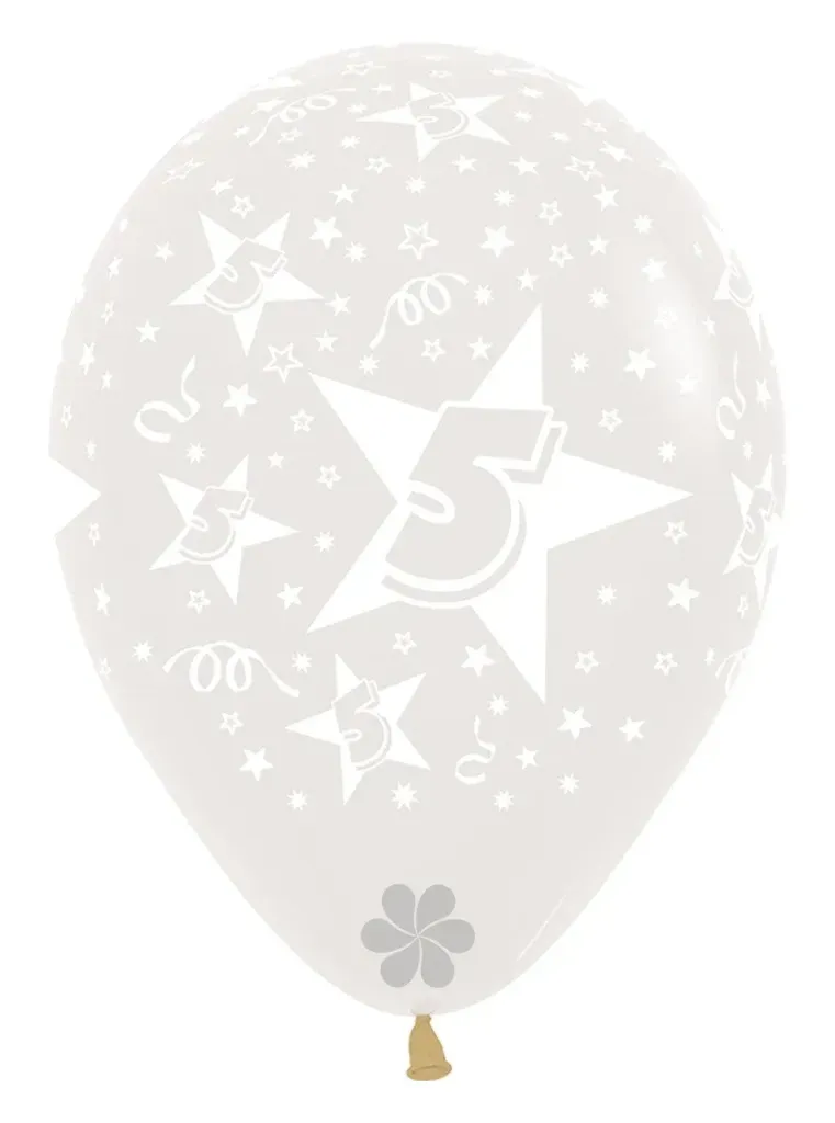 [R125390] R12 - Number 5 - Crystal Clear - 390 - 25 St.