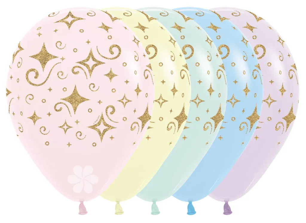 [R12DIAM600] R12 - Golden Diamonds - Glitter Ink - Assortment - 25 Pcs