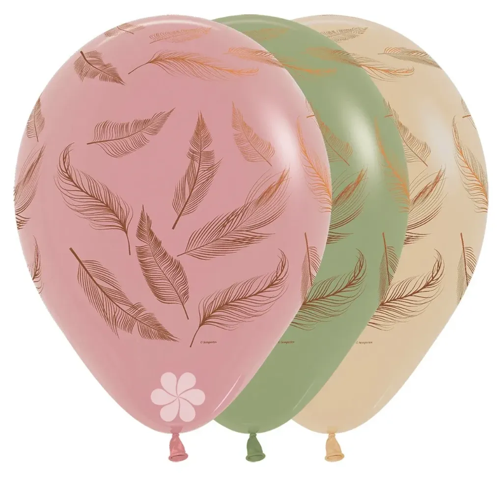 [R12FEATHER] R12 - Feathers - Assortment - Copper Ink - 25 Pcs