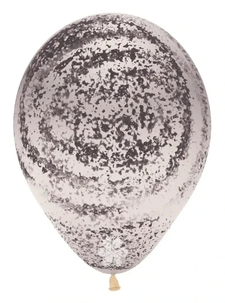 R12 - Graffiti Black - Crystal Clear - 390 - 25 Stuks