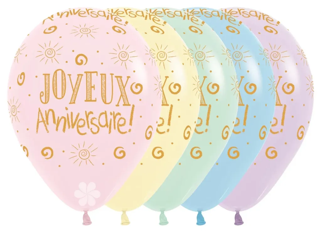 R12 - Joyeux Anniversaire - Pastel Matte Assortment - 25 St.