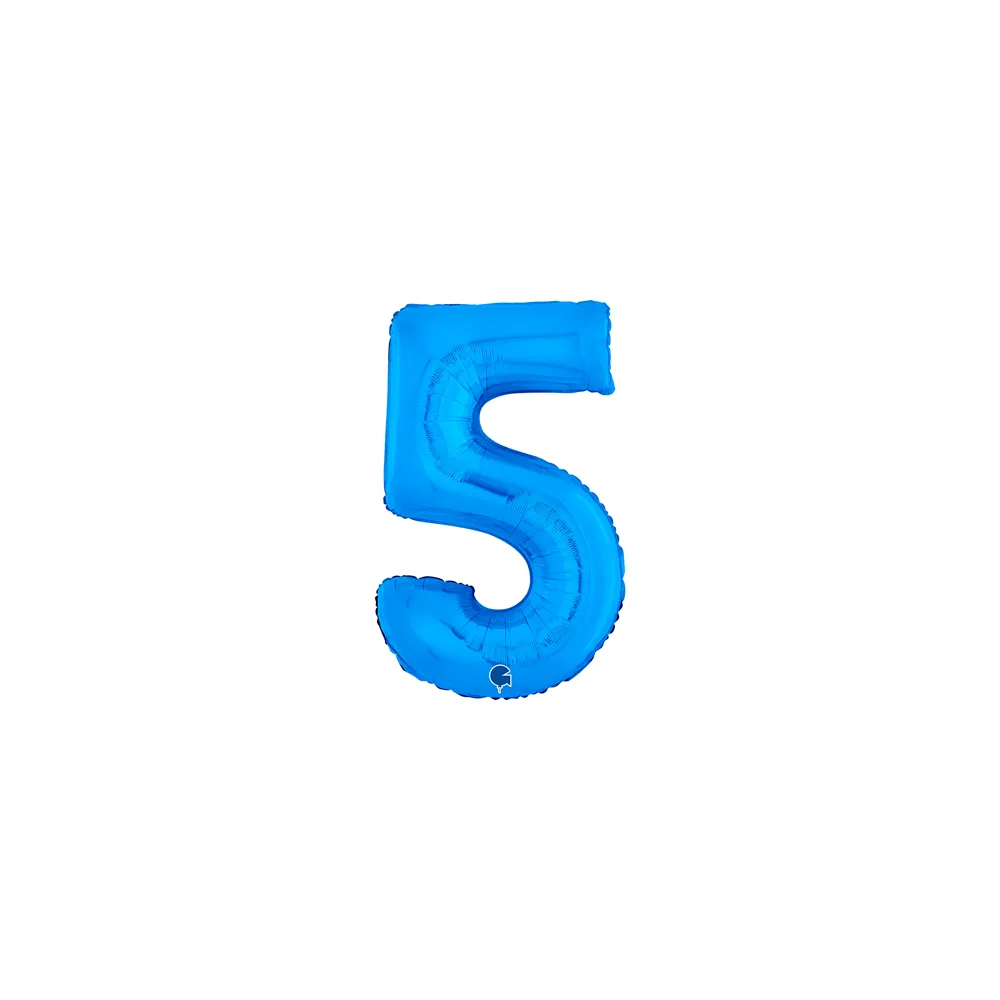 Number 5 - Blue - 7 inch - Grabo - 10 Pcs