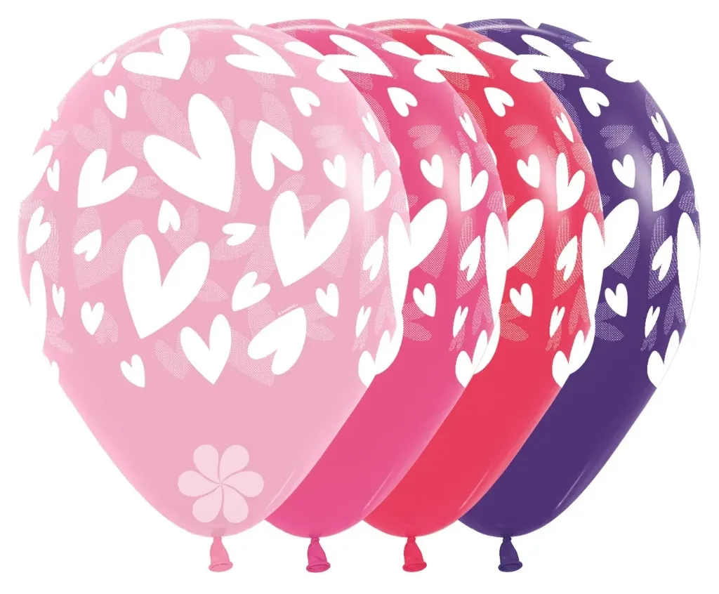R12 - Modern Hearts - Assortment - 25 Pcs