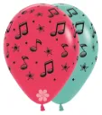 R12 - Music Notes - 25 Stuks