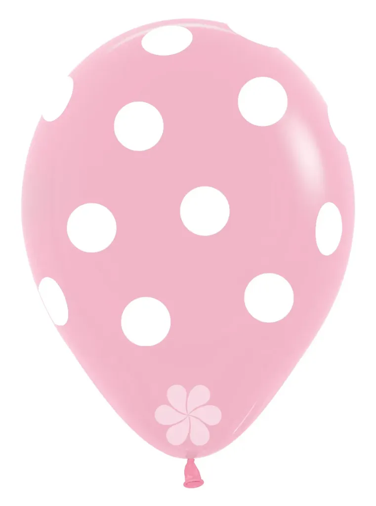 R12 - Polka Dots - Pink - 009 - 25 St.