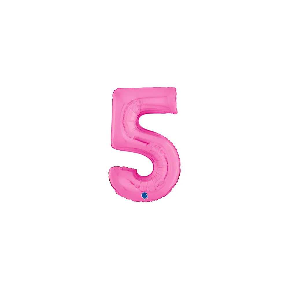 Number 5 - Fuchsia - 7 inch - Grabo - 5 pcs