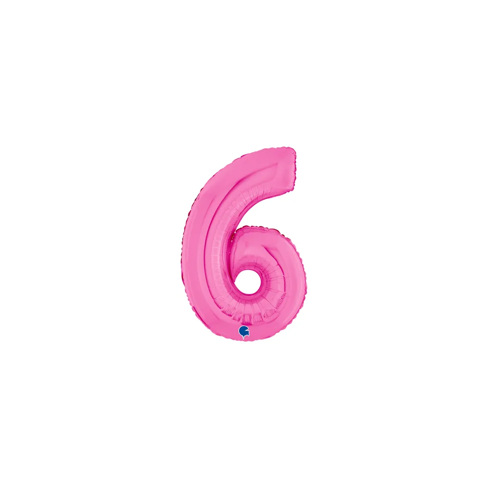 Number 6 - Fuchsia - 7 inch - Grabo - 5 St.