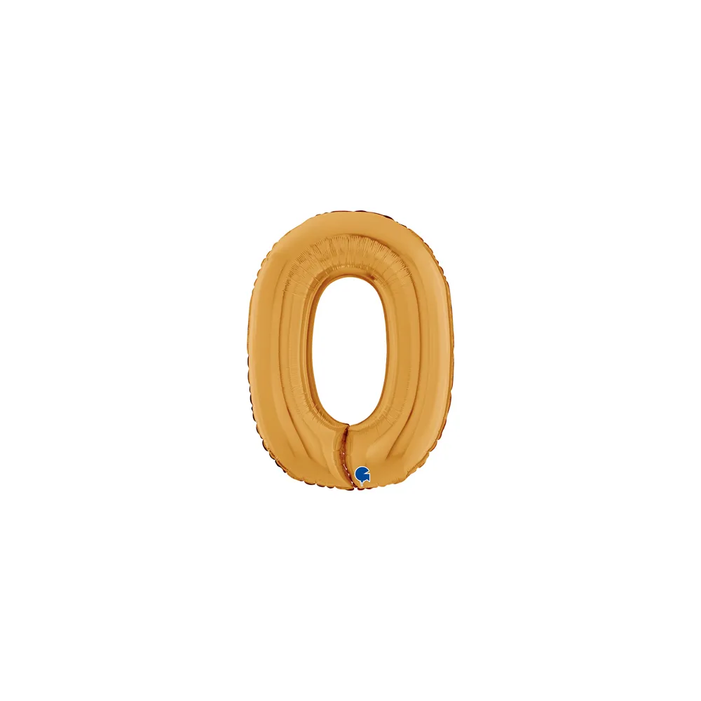 [07020G-B10] Number 0 - Gold -7 inch - Grabo - 10 Stuks