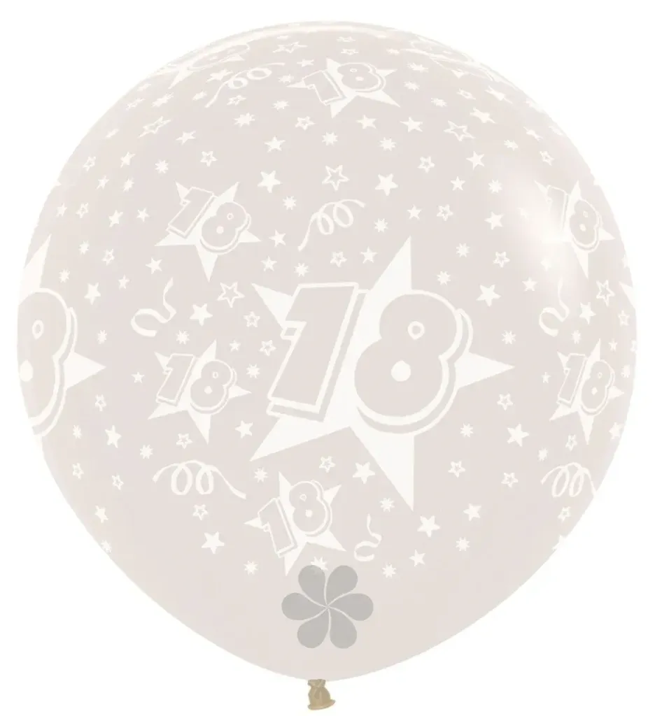 [R3618390] R36 - Number 18 - Clear - 390 - 2 Pcs