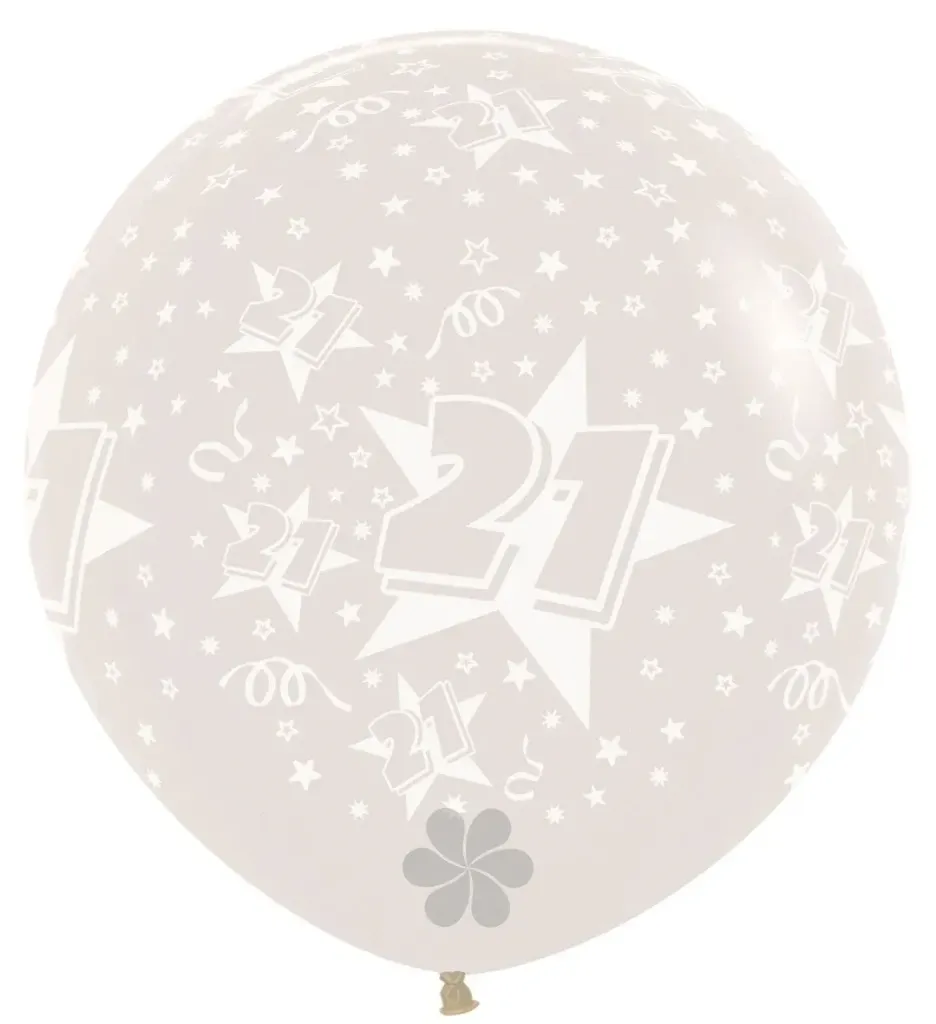 R36 - Number 21 - Clear - 390 - 2 Stuks