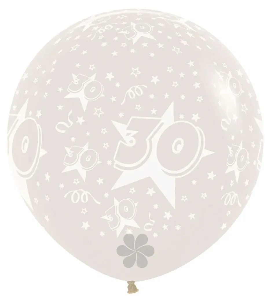 R36 - Number 30 - Clear - 390 - 2 Stuks