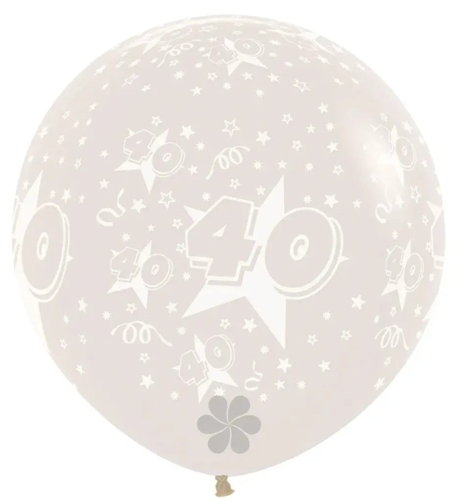 R36 - Number 40 - Clear - 390 - 2 Stuks