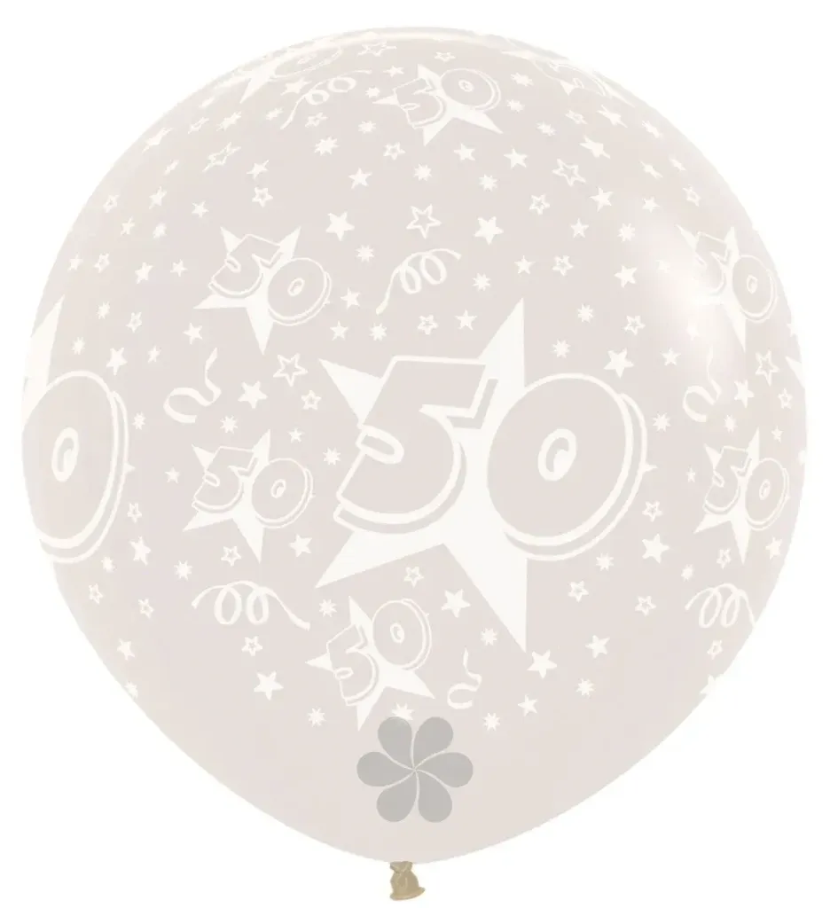 R36 - Number 50 - Clear - 390 - 2 Pcs