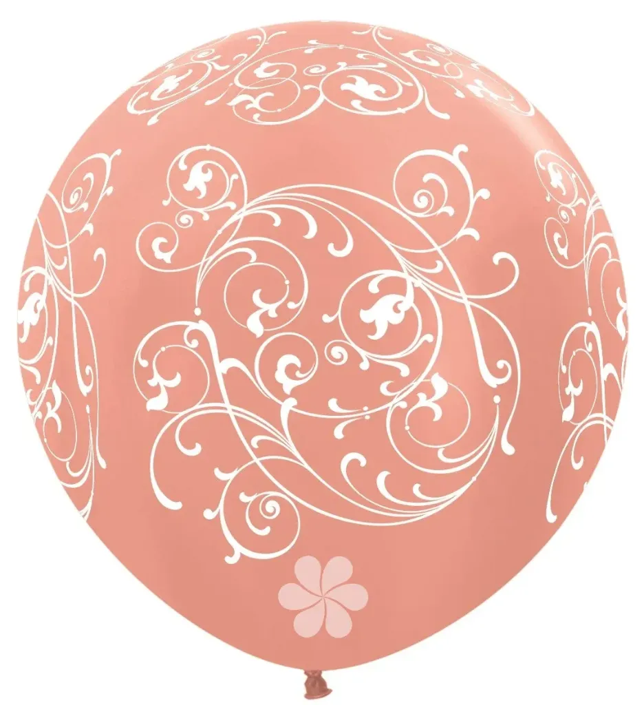 [R36FILI568] R36 - Filigree - Metallic Rose Gold - 568 - 2 Pcs