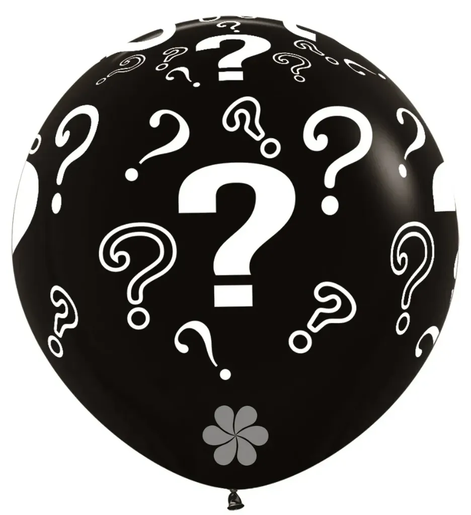 [R36QUES] R36 - Question Marks - Black - 080 - 2 Pcs