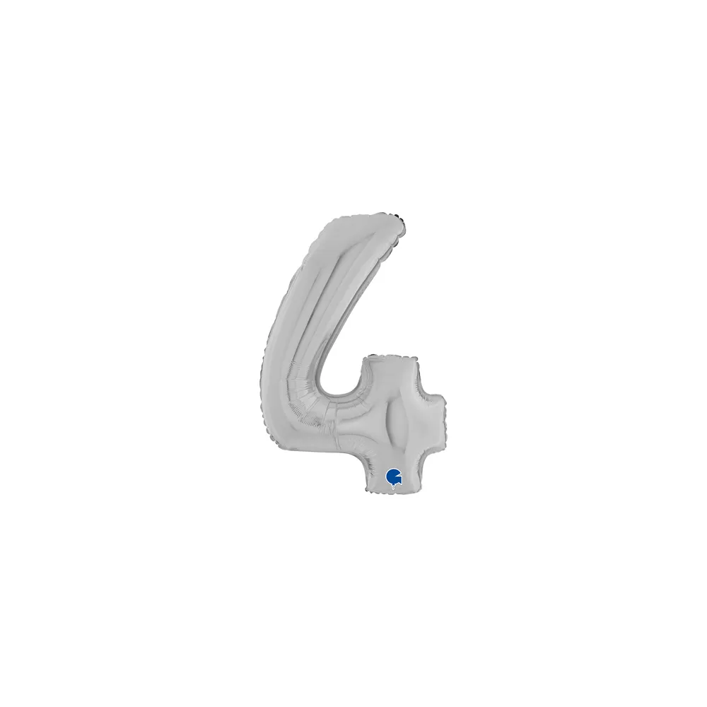 Number 4 - Silver - 7 inch - Grabo - 10 St.