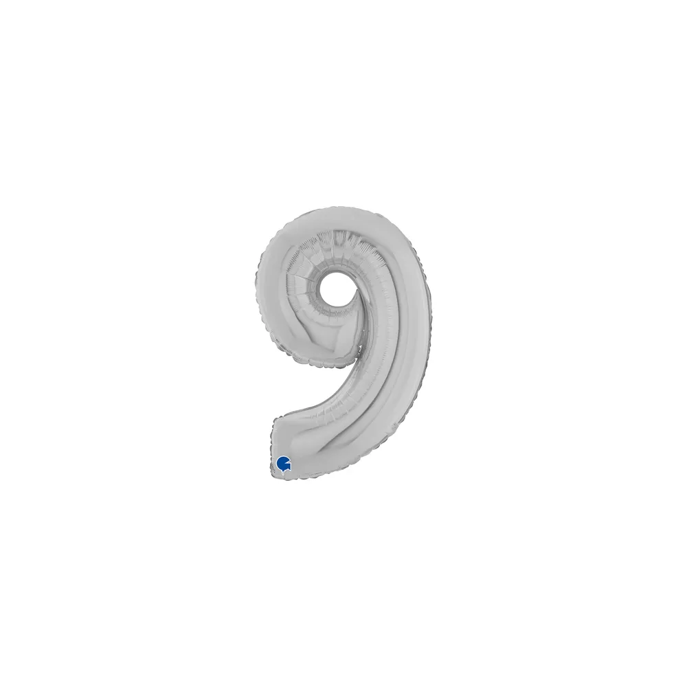 [07099S-B10] Number 9 - Silver - 7 inch - Grabo - 10 St.