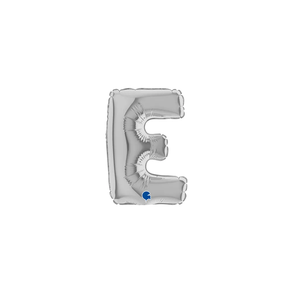 Letter E - Silver - 7 inch - Grabo - 5 Pcs