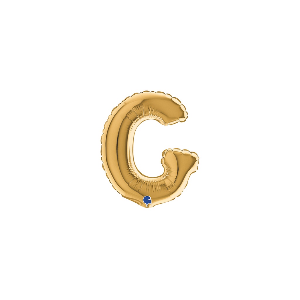 [07262G-B10] Letter G - Gold - 7 inch - Grabo - 5 Pcs