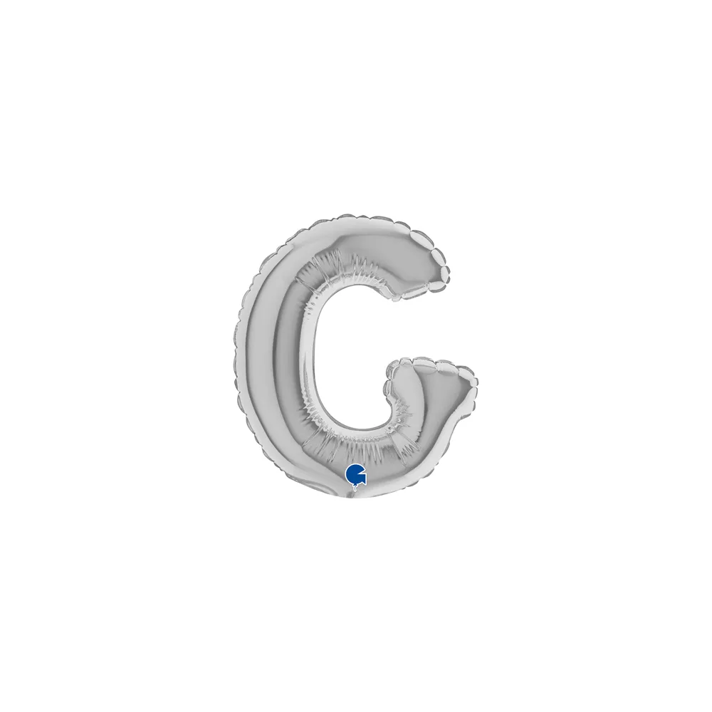 Letter G - Silver - 7 inch - Grabo - 5 Pcs