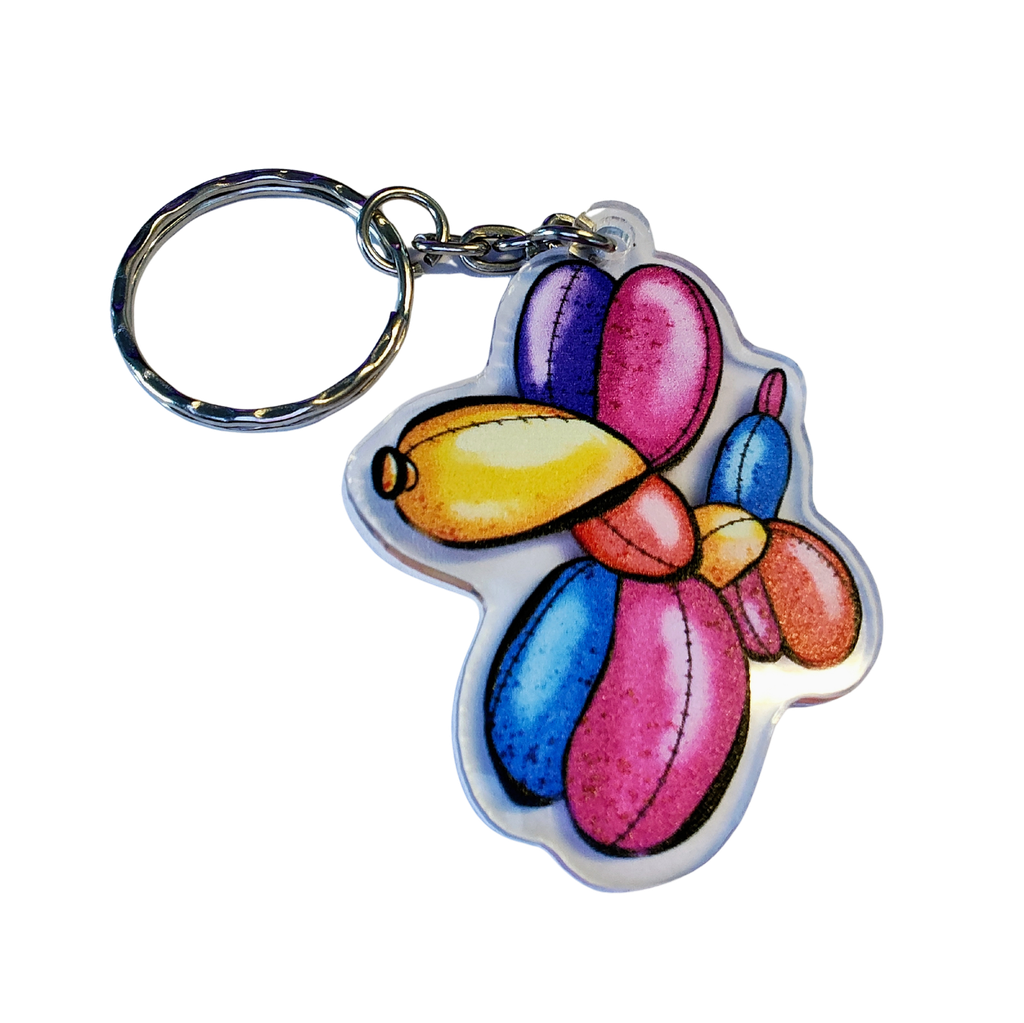 Porte Clés - Balloon dog - by Alberto Falcone