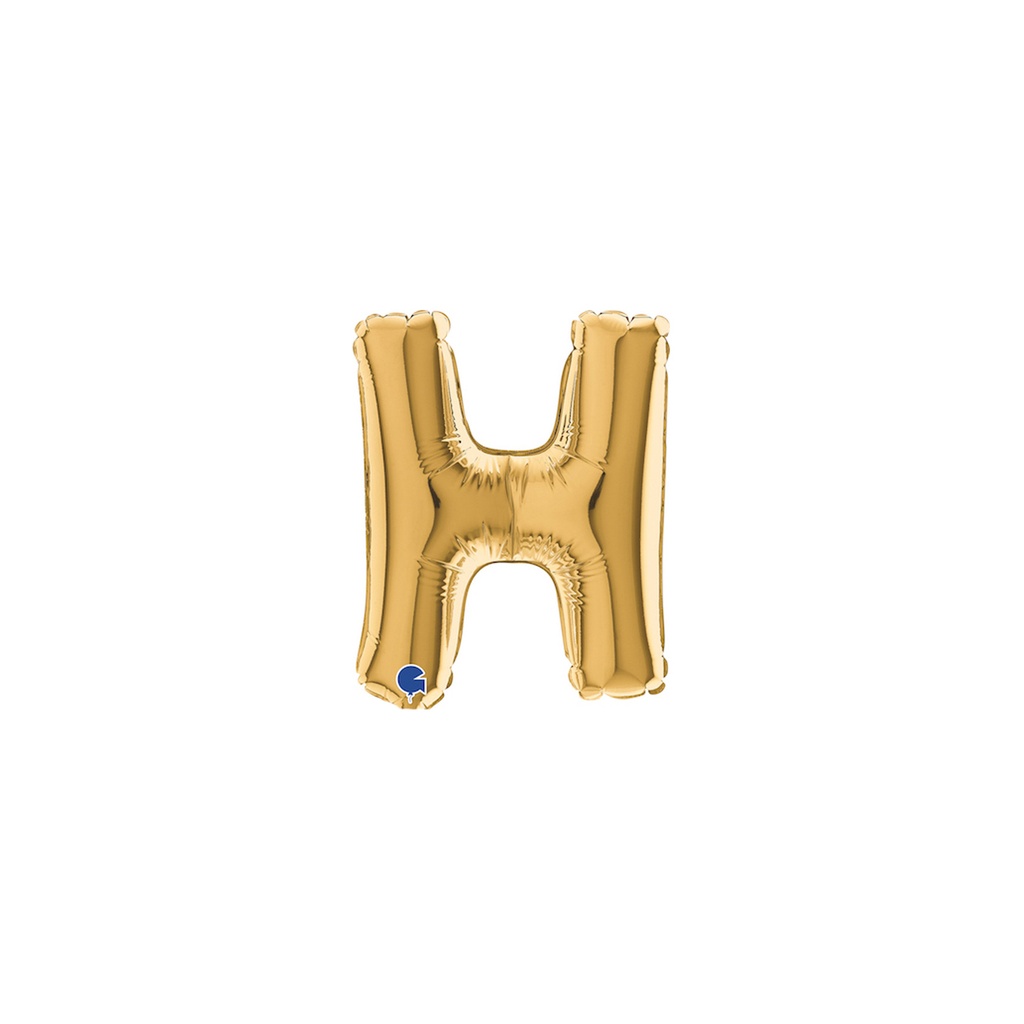 Letter H - Gold - 7 inch - Grabo - 5 Stuks