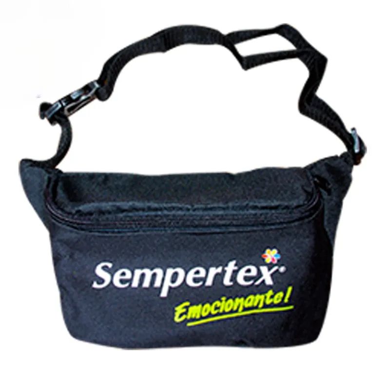Sempertex - Schwarze Gürteltasche - Mit Logo - 100p