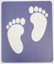 Template - Balloon Box - Footprints