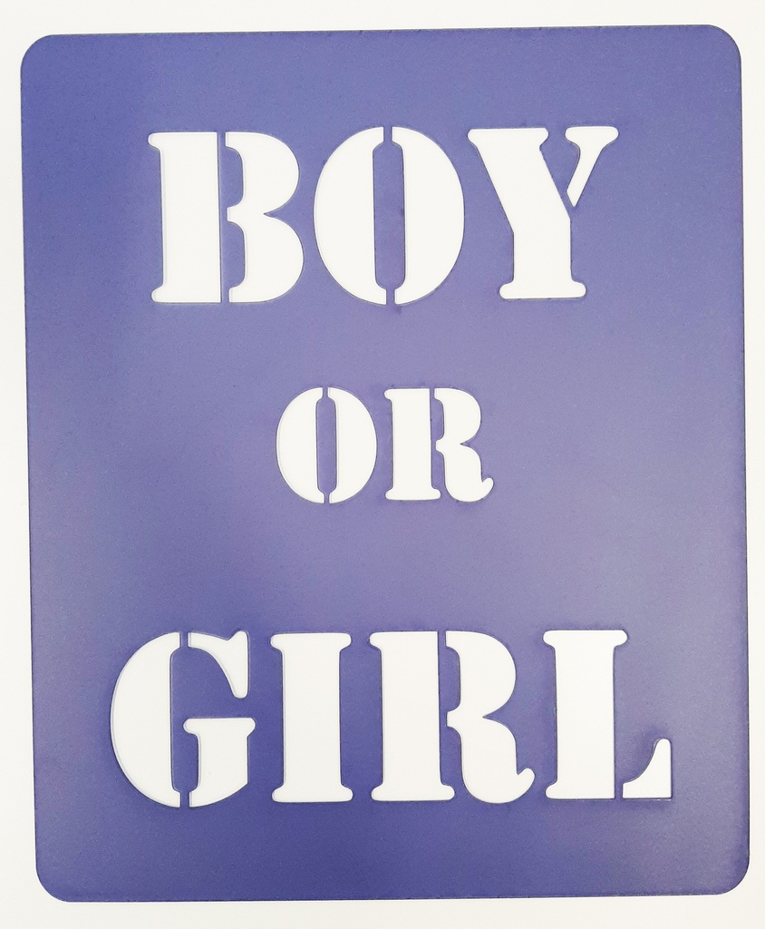Template - Balloon Box - Boy or Girl