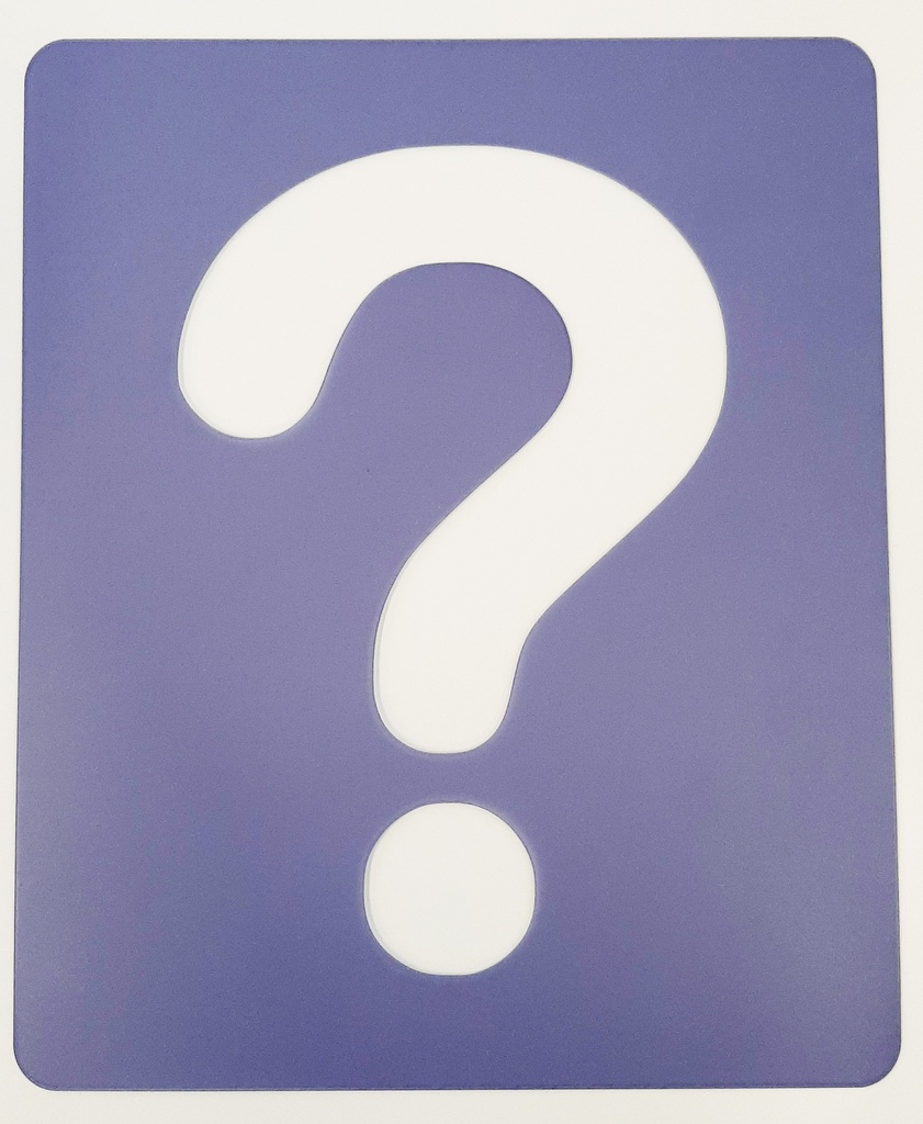 Template - Balloon Box - Question Mark