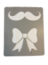 Template - Balloon Box - Moustache and Bow