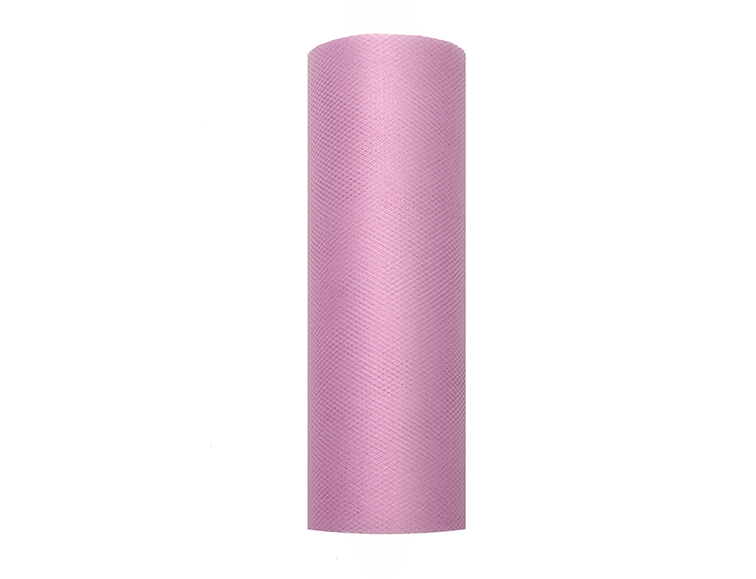 [TIU15081P] Tulle - Powder Pink - 15cm x 9m