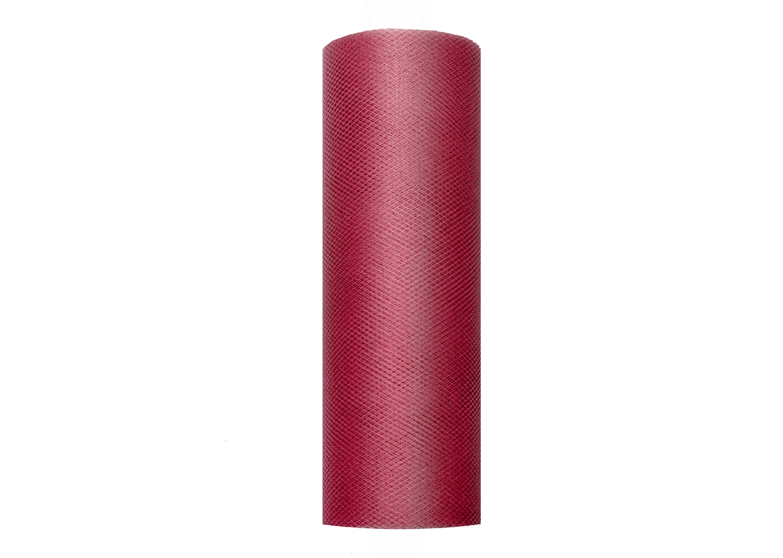 [TIU15082] Tulle - Deep Red - 15cm x 9m