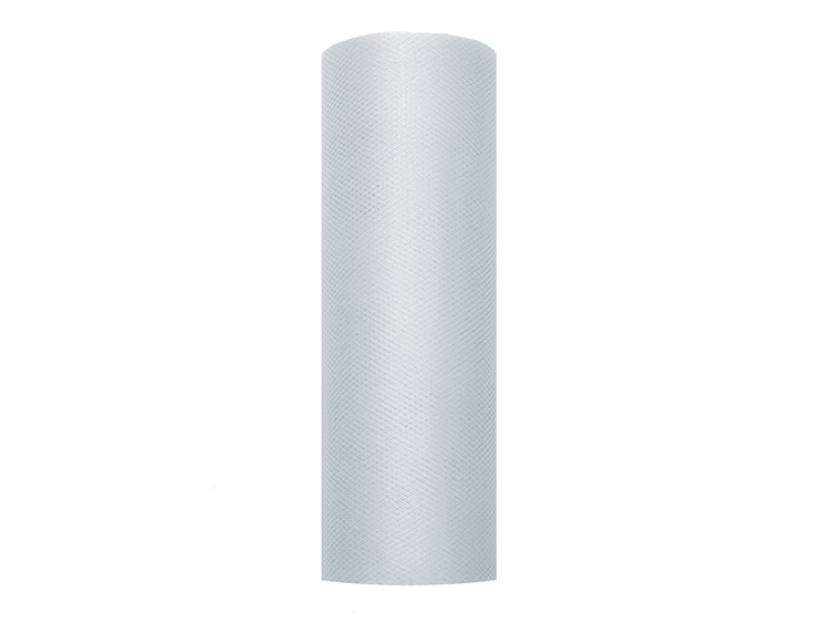 [TIU15091] Tulle - Grey - 15cm x 9m